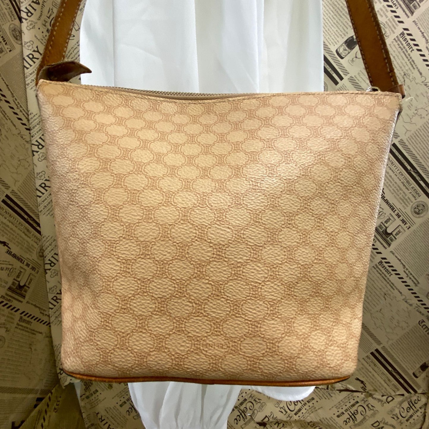 Celine Shoulder Bag Macadam Pochette Travel Business — view 2