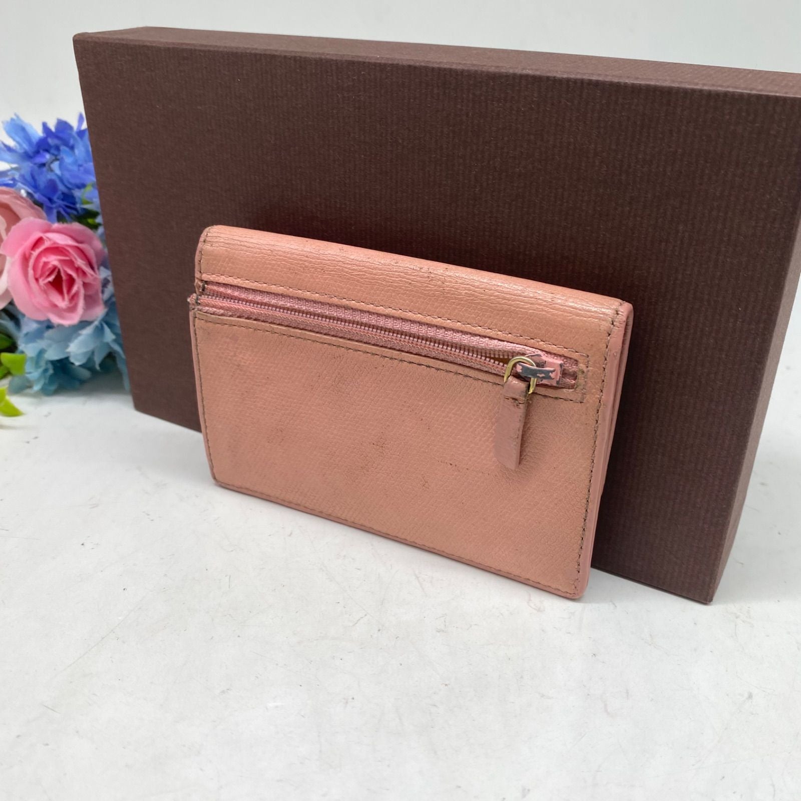 Chanel Coin Case Coco Button Pink Purse Card — view 3