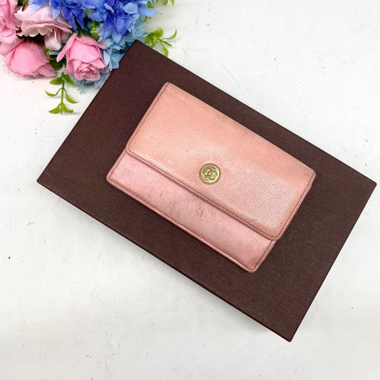 Chanel Coin Case Coco Button Pink Purse Card