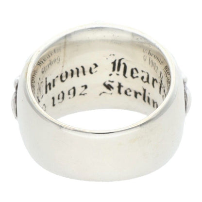 Chrome Hearts Flrl Crs Floral Cross Silver Ring — view 2