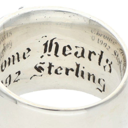Chrome Hearts Flrl Crs Floral Cross Silver Ring — view 4