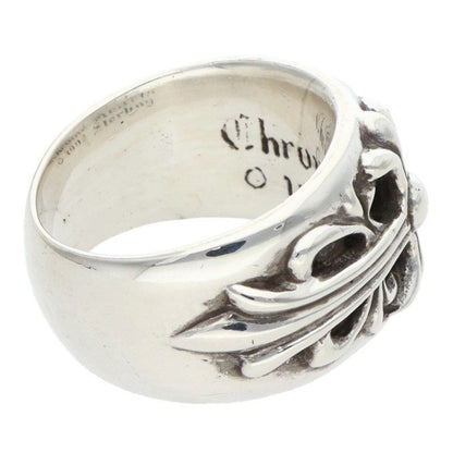 Chrome Hearts Flrl Crs Floral Cross Silver Ring — view 5