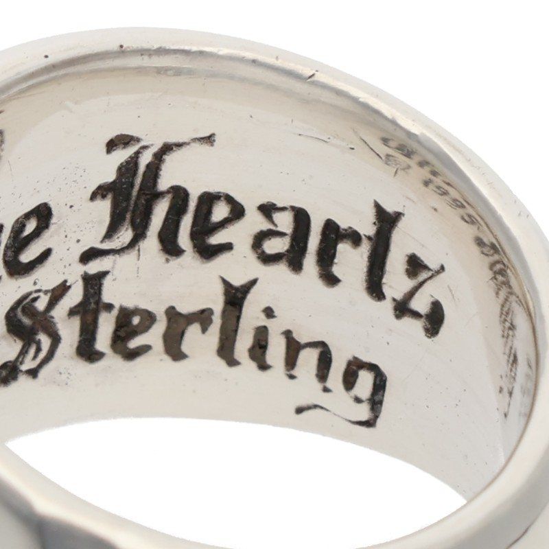 Chrome Heart in Band Silver Ring — view 4