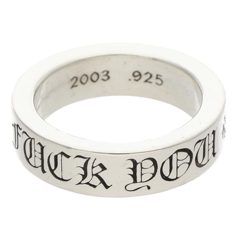 Chrome Hearts mm Spacer Fuckyou Silver Ring
