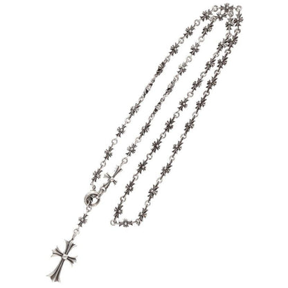Chrome Hearts Chke Chn Tnye CH Crs Choke Chain Silver Necklace — view 2