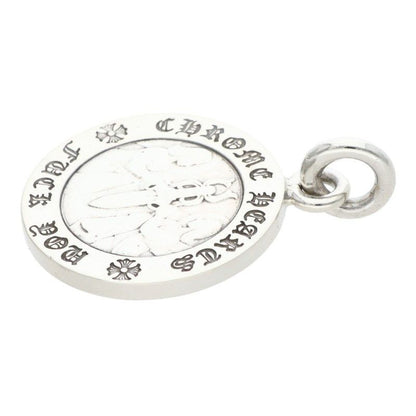 Chrome Hearts Chrm Angl Mdl Angel Medal Charm V1 Silver Necklace Top — view 5