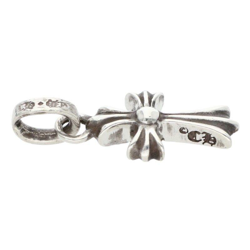 Chrome Hearts Crs Baby Fat P Rub Fat Pave Ruby Charm Silver Necklace Top — view 3