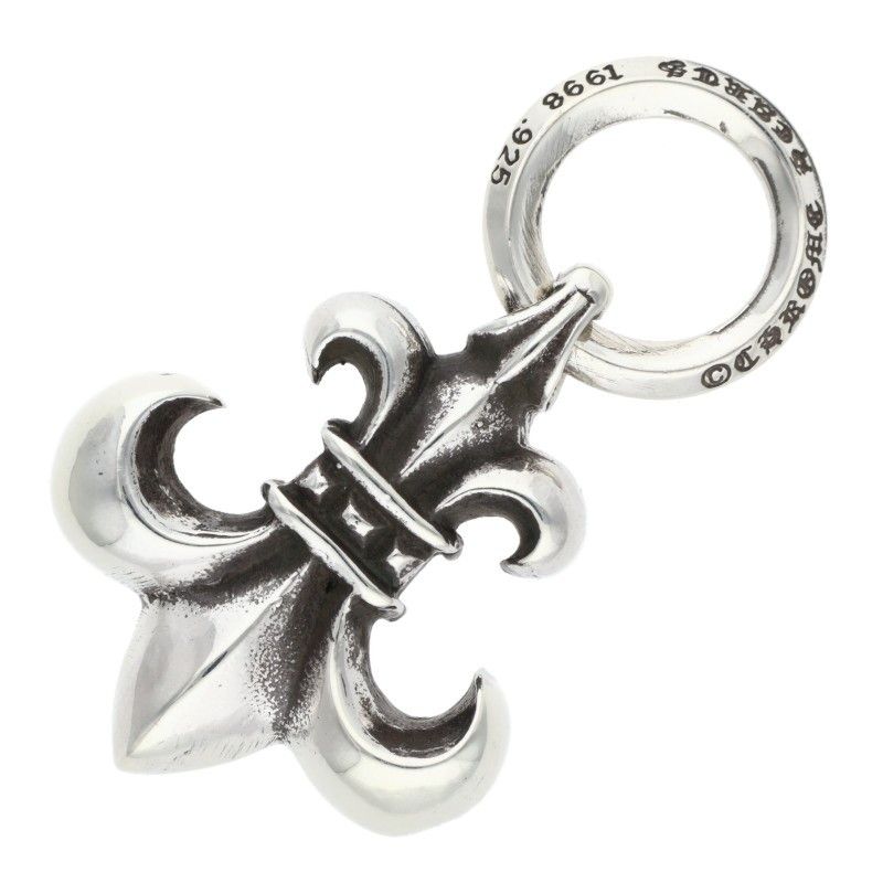 Chrome Hearts BS Fluer BS Pendant Silver Necklace — view 2