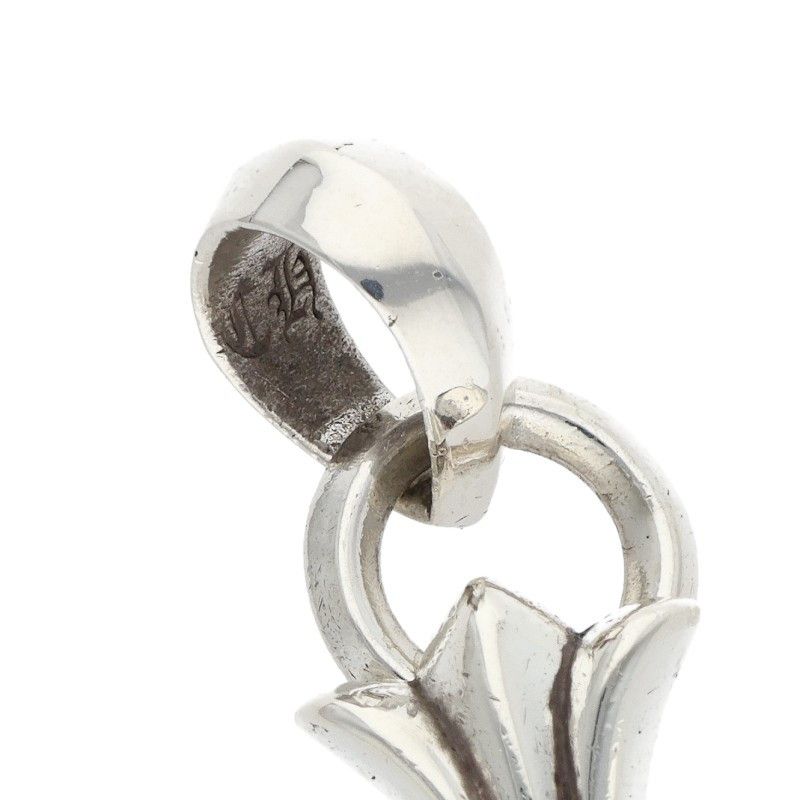Chrome Hearts CH Crs Sml Bale Small CH Cross Silver Necklace Top — view 3