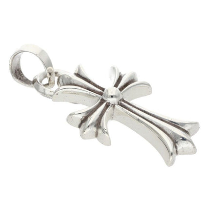 Chrome Hearts CH Crs Sml Bale Small CH Cross Silver Necklace Top — view 5