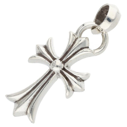 Chrome Hearts CH Crs Sml Bale Small CH Cross Silver Necklace Top