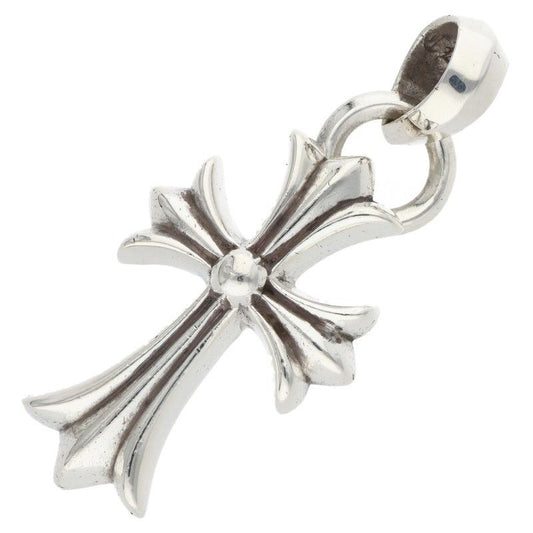 Chrome Hearts CH Crs Sml Bale Small CH Cross Silver Necklace Top
