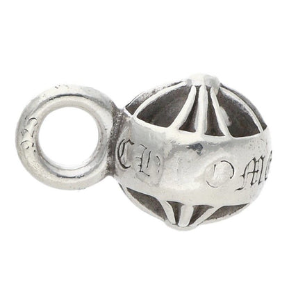 Chrome Hearts Banded Plus Bead Sml Small Silver Necklace Top — view 3