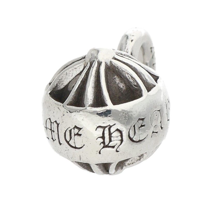 Chrome Hearts Banded Plus Bead Sml Small Silver Necklace Top — view 4