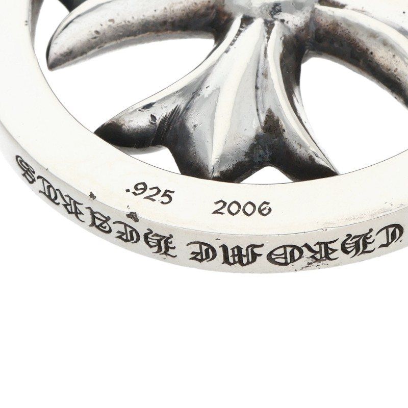 Chrome Hearts CH Plus Medalion CH Medallion Pendant Silver Necklace — view 3