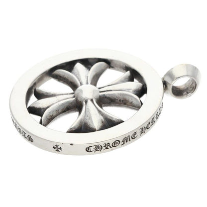 Chrome Hearts CH Plus Medalion CH Medallion Pendant Silver Necklace — view 5