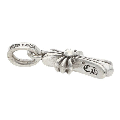 Chrome Hearts Crs Baby Fat Charm Silver Necklace Top — view 3