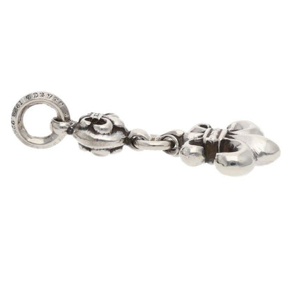 Chrome Hearts BS Fleur BS Charm Silver Necklace Top — view 5