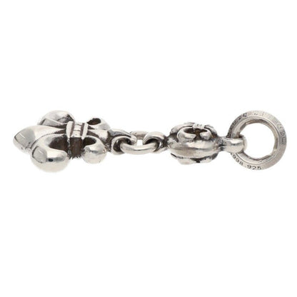 Chrome Hearts BS Fleur BS Charm Silver Necklace Top — view 4