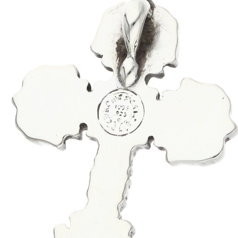 Chrome Hearts Filig Cross Xsm Filigree XS Pendant Silver Necklace — view 3