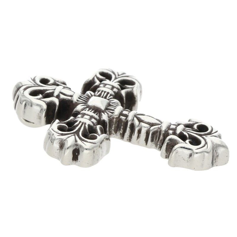 Chrome Hearts Filig Cross Xsm Filigree XS Pendant Silver Necklace — view 4