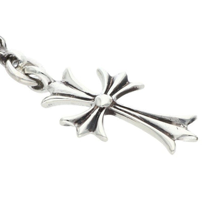 Chrome Hearts Tny CH Crs 1 Ball Tiny CH Cross Charm Silver Necklace Top — view 5