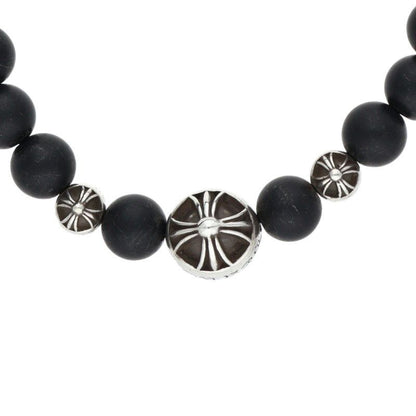 Chrome Hearts 8 mm Bead Bracelet Onyx 71 8 mm Black — view 3