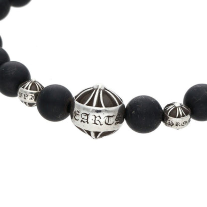 Chrome Hearts 8 mm Bead Bracelet Onyx 71 8 mm Black — view 4