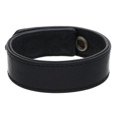 Chrome Hearts BS 3 Buttons 2 Snaps Leather Bracelet — view 2