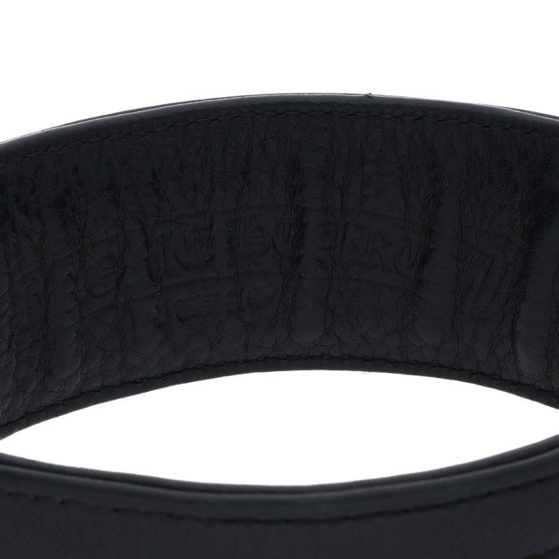 Chrome Hearts Vintage RR Tiny Buckle Rock'n'roll Leather Bracelet — view 3