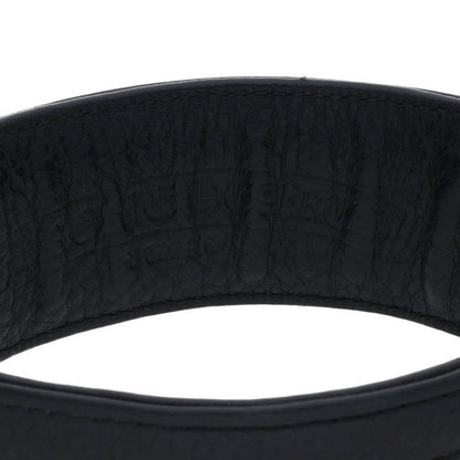 Chrome Hearts Vintage RR Tiny Buckle Rock'n'roll Leather Bracelet — view 3