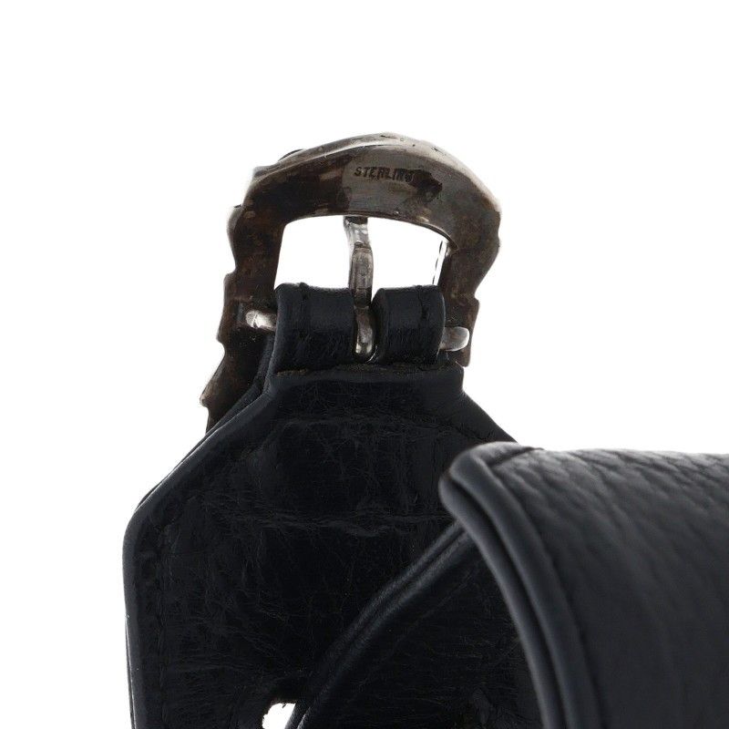 Chrome Hearts Vintage RR Tiny Buckle Rock'n'roll Leather Bracelet — view 4