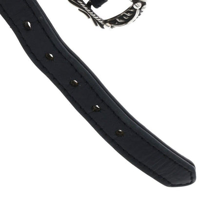 Chrome Hearts Vintage RR Tiny Buckle Rock'n'roll Leather Bracelet — view 5
