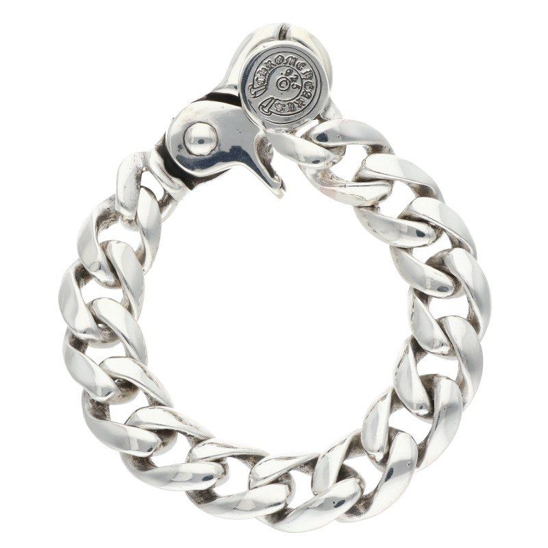 Chrome Hearts Clsc Chn Lnk Classic Link Clip Silver Bracelet — view 2