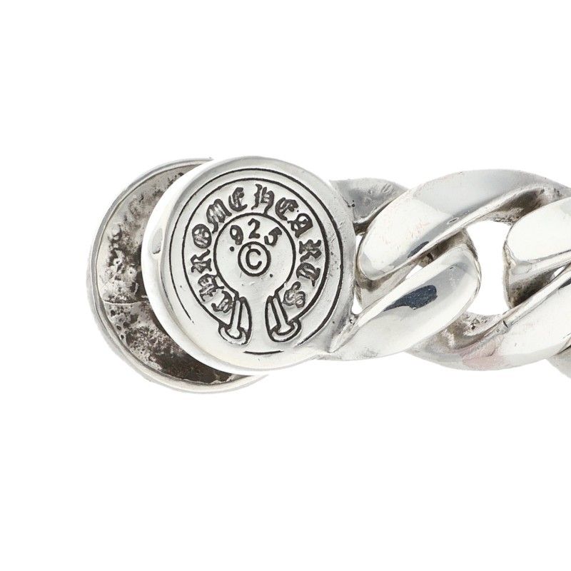 Chrome Hearts Clsc Chn Lnk Classic Link Clip Silver Bracelet — view 3