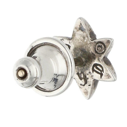 Chrome Hearts CO Star Dmnd Stud 1 Diamond Silver Earrings — view 2