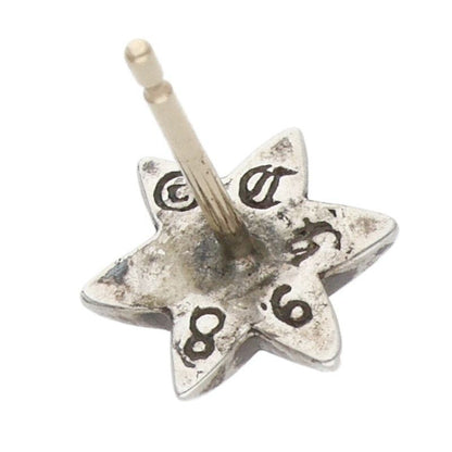 Chrome Hearts CO Star Dmnd Stud 1 Diamond Silver Earrings — view 3