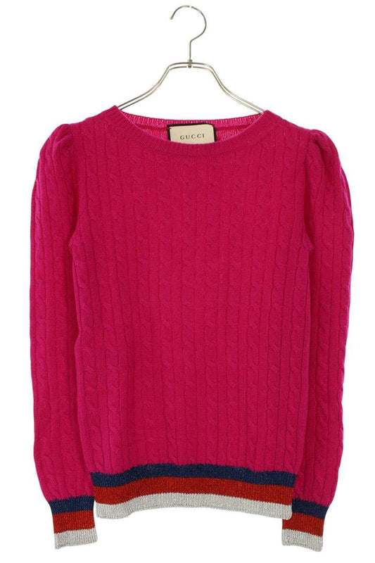 Gucci Cable Sleeve Sherry Line Cashmere Knit XS Sweater