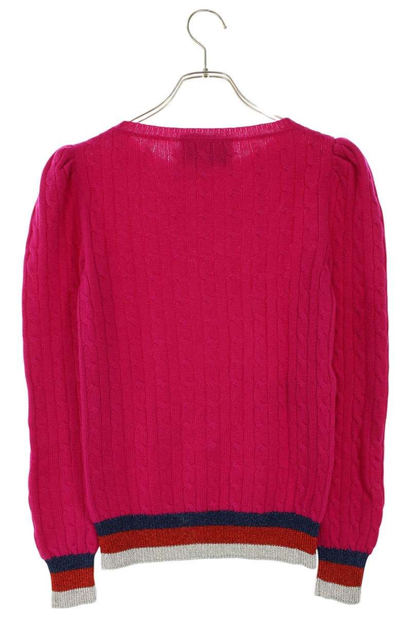 Gucci Cable Sleeve Sherry Line Cashmere Knit XS Sweater — view 2
