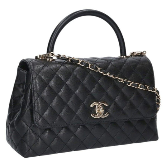 Chanel Coco Handle 29 Caviar Leather 2-Way Handbag