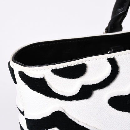 Louis Vuitton LV Xuf Cabas Tufted Monogram Tote Bag Black White — view 7