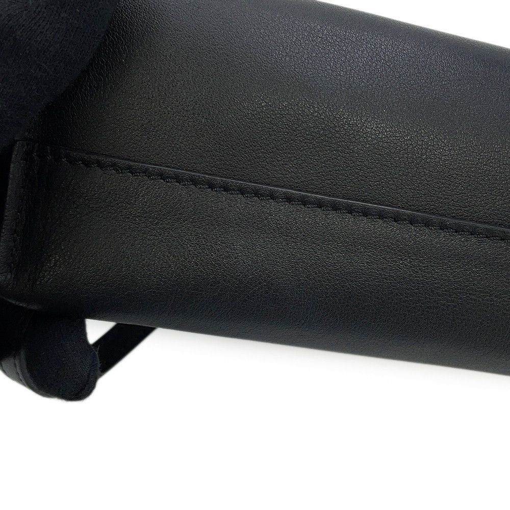 Loewe Shoulder Bag Flamenco Clutch Mini Calf Leather 2-Way Black — view 7