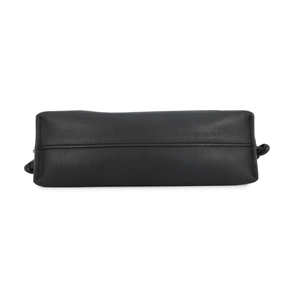 Loewe Shoulder Bag Flamenco Clutch Mini Calf Leather 2-Way Black — view 3