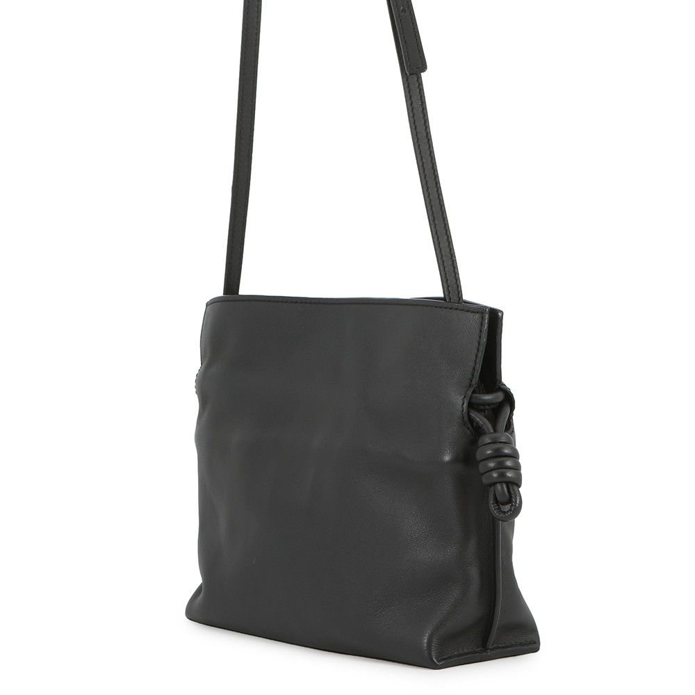 Loewe Shoulder Bag Flamenco Clutch Mini Calf Leather 2-Way Black — view 2