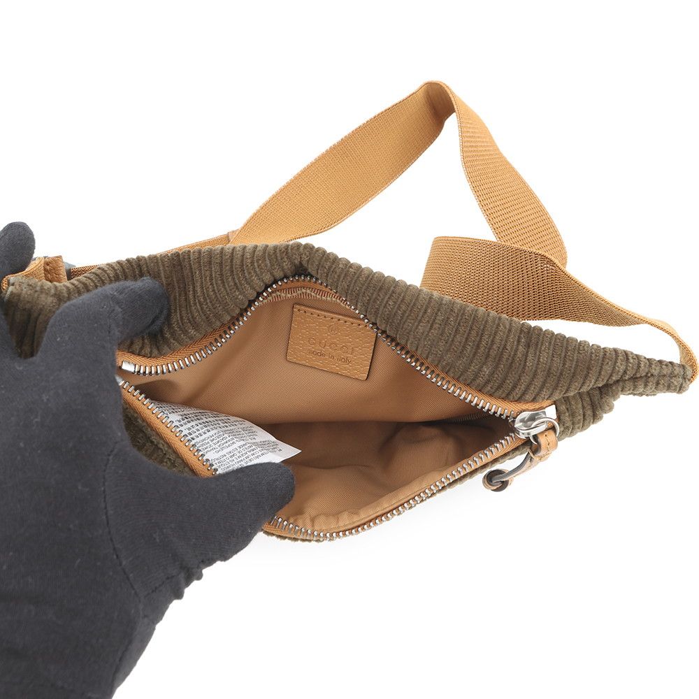 Gucci Belt Bag Children Star Corduroy Leather Waist Pouch Kids — view 5