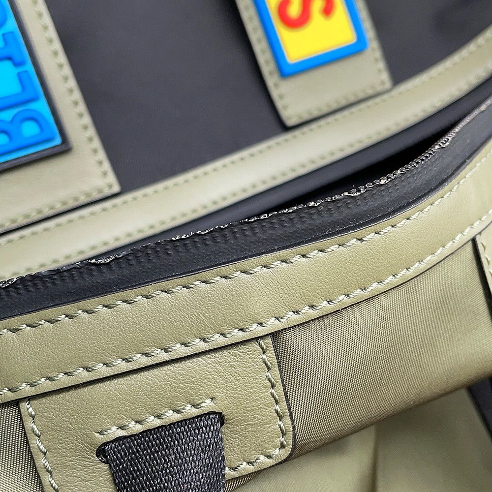 Fendi Backpack Nylon Leather Siu with Chair — view 7