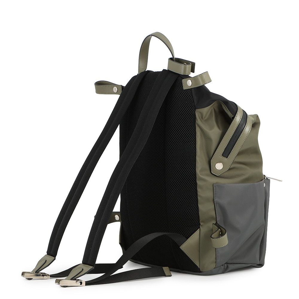 Fendi Backpack Nylon Leather Siu with Chair — view 2