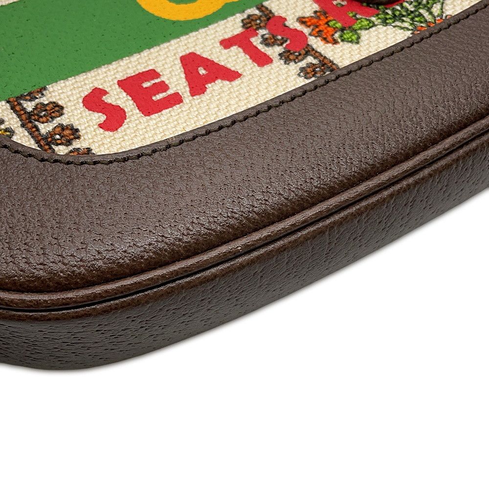 Gucci Shoulder Bag Jackie Small Music IS Mine Canvas Leather — view 7