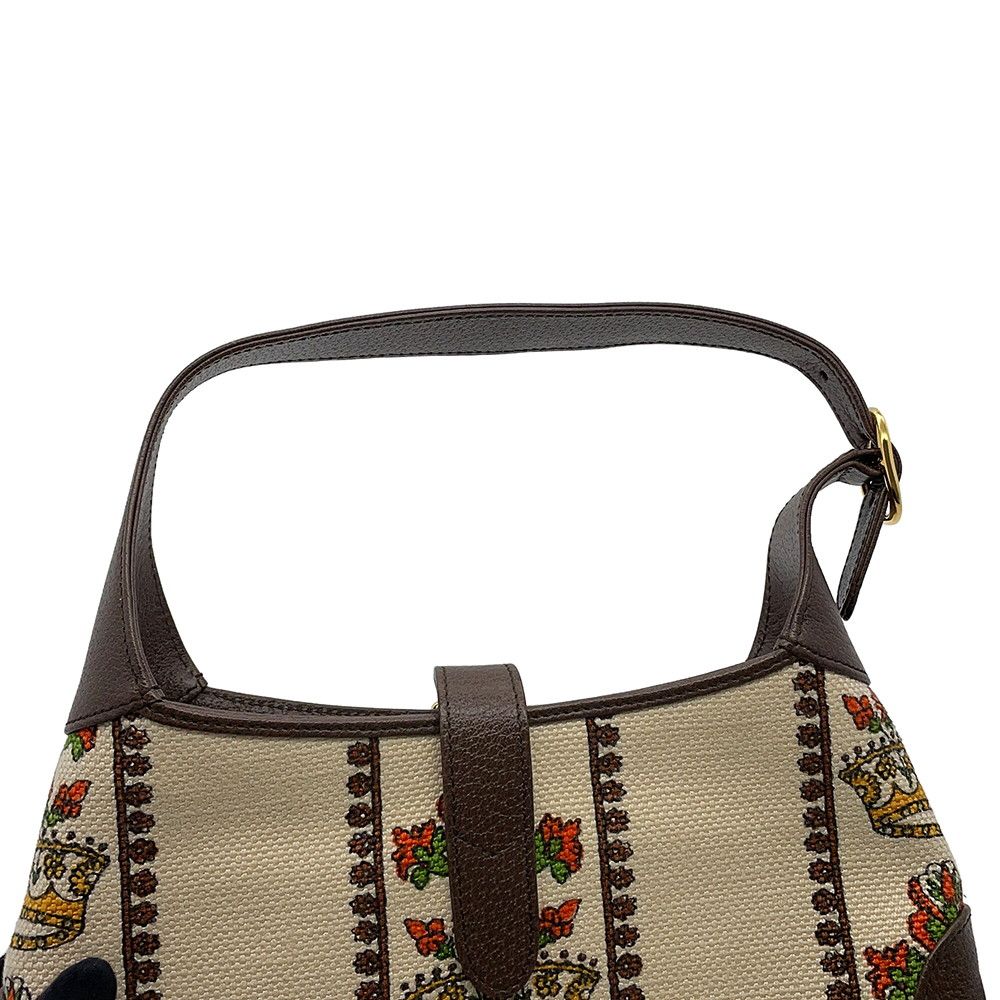 Gucci Shoulder Bag Jackie Small Music IS Mine Canvas Leather — view 9