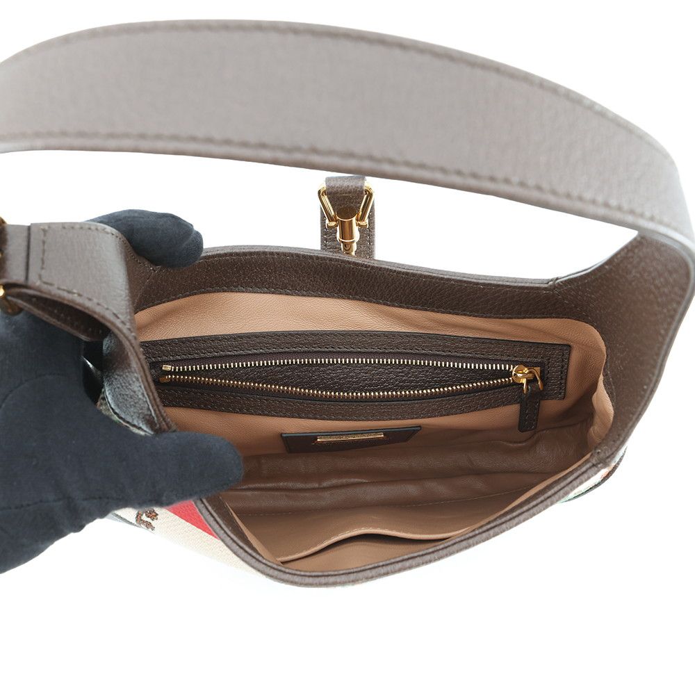 Gucci Shoulder Bag Jackie Small Music IS Mine Canvas Leather — view 6